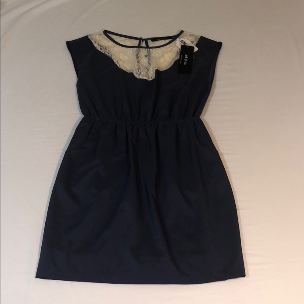 Ark & Co. Smokey blue Lace dress